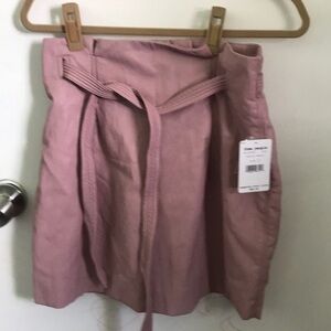 Free People faux leather skirt